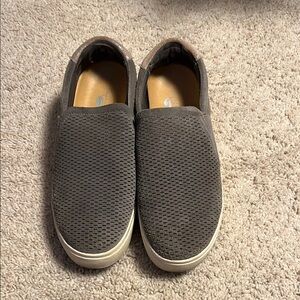 Dr. Scholl's Gray Loafers Slip-On Shoes